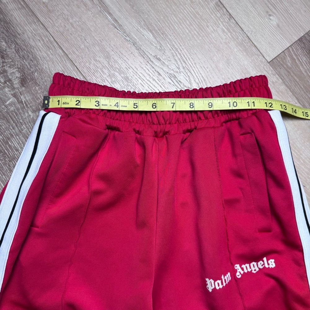 Palm Angels Men’s Sweat Pants Size Medium Red - Picture 3 of 7